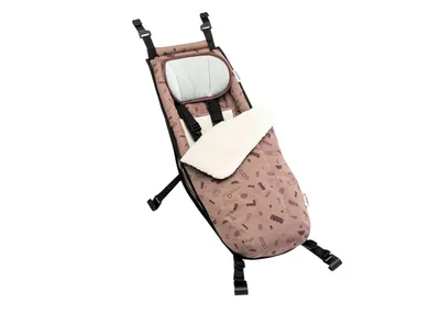 Produktbild von CROOZER Babysitz Winterset - Kraams Kollektion, Farbe:Red Patterned