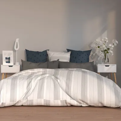 Zdjęcie produktu dla vidaXL Szafki nocne 2 szt. Biały wysoki połysk 40x40x56 cm Materiał drewnopochodny