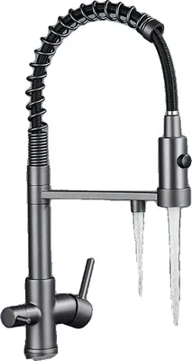 Produktbild von Küchenmischer, Dual-Handle, 360° Drehung, Grau