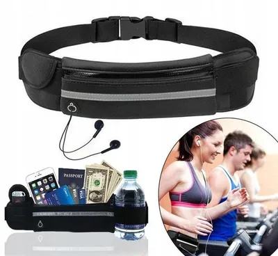 Produktbild von Laufgürtel Bauchtasche mit Handyfach für Sport