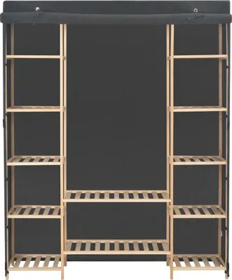 Obrázok produktu pre vidaXL Kleiderschrank Grau 135 x 40 x 170 cm