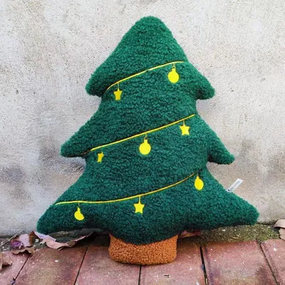 Weihnachtsbaumkissen 40x37 cm, bestickt, PP-Füllwatte