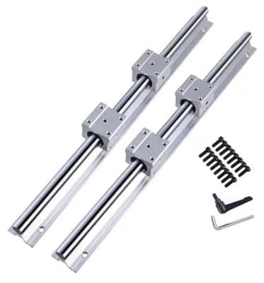 Lineare Führung SBR20 800 mm, 2 Schienen + 4 SBR20UU-Lagerblöcke
