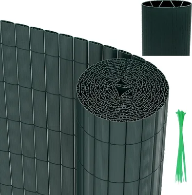 Produktbild von Jopassy PVC Sichtschutzmatte Sichtschutzzaun Sichtschutz für Zaun Garten Wetterfest Grün 80x700cm