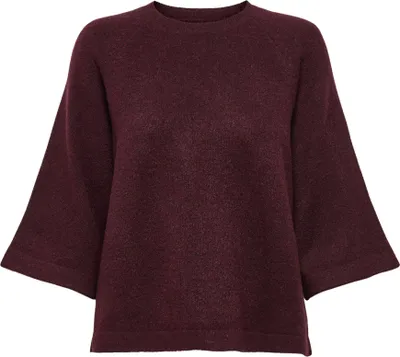 Immagine prodotto di SOLO Maglia casual con maniche a 3/4 e scollo rotondo Taglia: XS