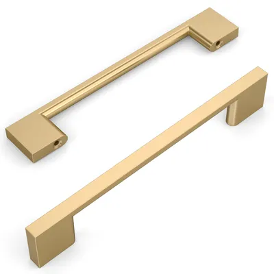 Möbelgriffe 10er-Set, Champagnerbronze, 160 mm Lochabstand