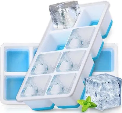 Produktbild von Famanu Eiswürfelform 2-Pack - BPA-frei und stapelbar