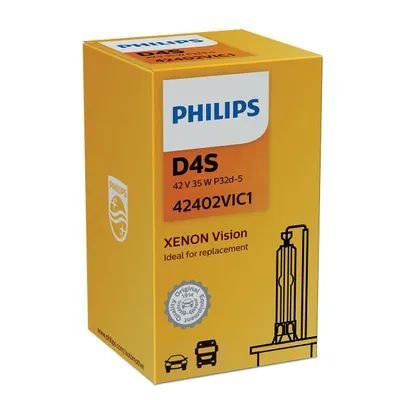 Obrázek produktu pro Philips Vision Xenon 42402VIC1 Xenonová výbojka do automobilových světlometů, 35 W, 42 V, Xenon, 4300 K, 1 kusů