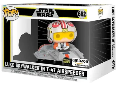 Imagen del producto de Funko POP! Rides Star Wars: Luke Skywalker en el T-47 Airspeeder (Figura exclusiva)