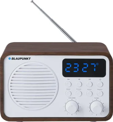 Image de Blaupunkt PP7BT radio Portable Analogique & numérique Blanc, Bois