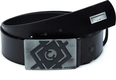 Produktbild von Cipo & Baxx Herren Gürtel C44856 Black 85cm x 4,8cm