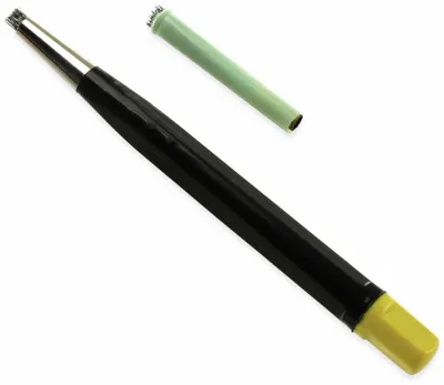 Zdjęcie produktu dla Szpilka do usuwania rdzy z zapasową szczotką, stalowa, 120 mm