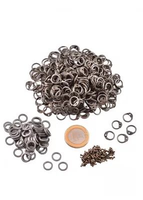 Produktbild von RM 1kg Paket lose Kettenringe und Nieten, ID6mm, unbehandelt