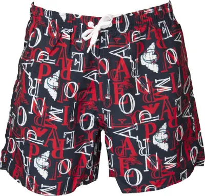 Produktbild von EMPORIO ARMANI Herren-Seeboxer-Badehose, Badeshorts mit Taschen und externem Kordelzug, Artikel 211740 3R445, EUR 54 / CN 185/98A, Poliestere 100%