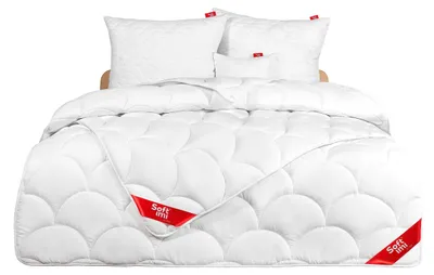 Produktbild von Bettwäsche Set - Bettdecke 135x200 cm - Kissen 80x80 cm - Mikrofaser - Hypoallergen