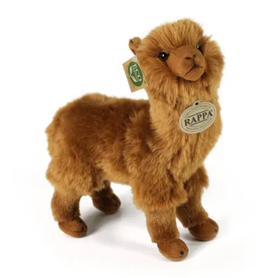 Obrázok produktu pre Plyšová lama alpaka, hnedá, 23 cm, ekologická