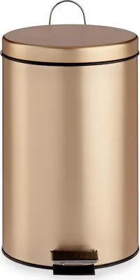 Produktbild von Berilo Treteimer - Metall - 7 l - gold - 30 cm