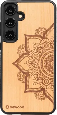 Produktbild von Bewood Holzhülle für Samsung Galaxy S25 Plus MANDALA APFELBAUM