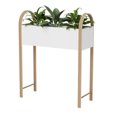 Produktbild von UMBRA Pflanzgefäß BELLWOOD Pflanztopf Blumenkasten Hochbeet  weiß 1013879-668
