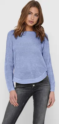 Image de ONLY Pull fin en maille manches longues Basic Stretch Sweater ONLCAVIAR Taille : M
