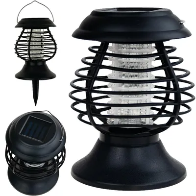 Zdjęcie produktu dla Tg60451 Solarna Lampa Owadobójcza Uv Na Komary Ćmy Owady