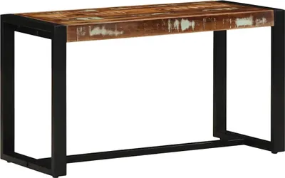 Obrázok produktu pre vidaXL Lavica Viacfarebná 80x35x45 cm masívne drevo regenerované drevo