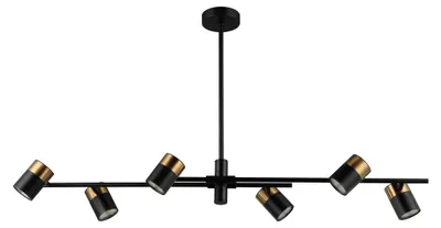 Obrázok produktu pre ELICE bodové stropné svietidlo PND-58892-6-BK-BRO Italux