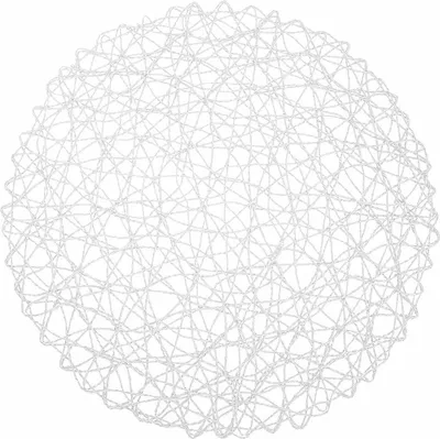 Immagine prodotto di Tovaglietta da cucina rotonda bianca in carta rinforzata, diametro 35 cm
