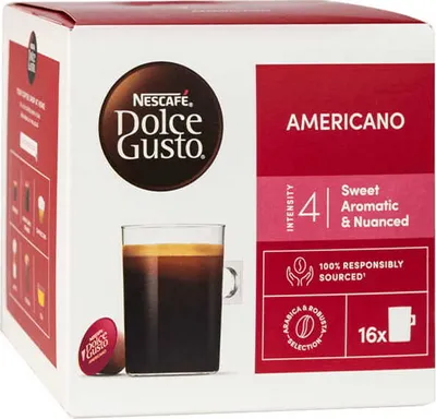 Produktbild von Nescafé Dolce Gusto Caffè Americano, káva, kávové kapsle, 16 kapslí