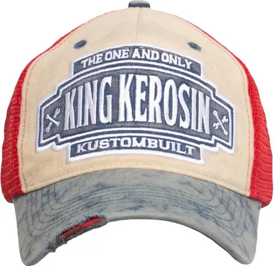 Obrázek produktu pro King Kerosin Snapback Kšiltovka Kustombuilt červená