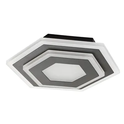 Image de Plafond 27 cm LED 23W noir hexagonal Bitsi 71113 Rabalux