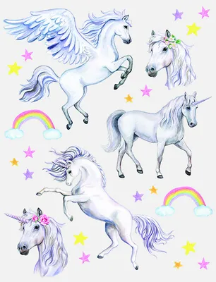 Produktbild von Kindertattoo Einhorn