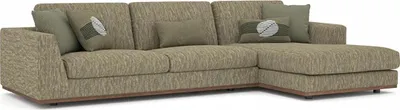 Zdjęcie produktu dla Zielony narożnik w kształcie litery L do salonu meble tapicerowane nowoczesna sofa tekstylna kanapa
