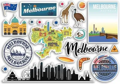 Immagine prodotto di A5 Vinyl-Stickervel für Reisen und Postkarten