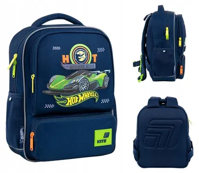 Zdjęcie produktu dla Plecak do zerówki przedszkola dla chłopca 4-7 lat A4 Hot Wheels Kite