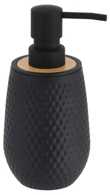 Immagine prodotto di TENDANCE | Distributore di lozione - Distributore di sapone - nero - 280 ml - Flacone dosatore - Bagno - Pratico