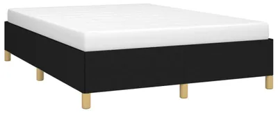 Produktbild von vidaXL Bettgestell ohne Matratze Schwarz 140x200 cm Stoff