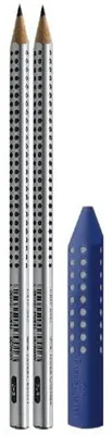 Zdjęcie produktu dla Ołówki Faber Castell Grip 2001 i zestaw 3 gumek Grip
