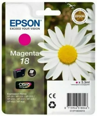 Imagen del producto de Epson Cartucho T1803 Magenta