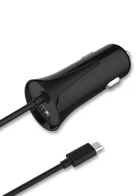 Produktbild von 2GO 797168, Auto, Zigarettenanzünder, 5 V, 1,2 m, Schwarz