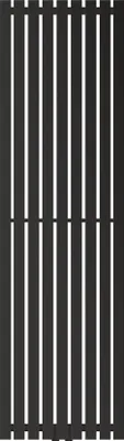 Produktbild von LuxeBath Flachheizkörper Einlagig, 480x1600 mm, Schwarz, mit Mittelanschluss, ohne Heizstab