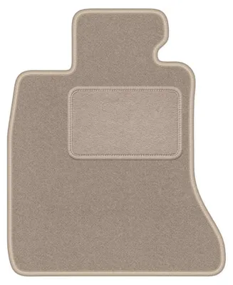 Productafbeelding van Velours bestuurdersmat voor BMW 7-serie F02 2008-2015 – beige, op maat – Wielganizator LUX