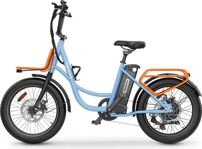 Produktbild von E-Bike Hidoes HD-C6 - Motor 250W Akku 36V13AH 20 Zoll Reifen Scheibenbremsen - Blau