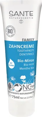 Obrázok produktu pre Pasta na zuby Sante s mätou a fluorom, 75 ml