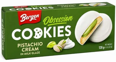 Produktbild von Bergen Obsession Cookies Pistachio Cream 128g