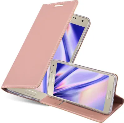 Immagine prodotto di Cadorabo custodia per cellulare per Samsung Galaxy A5 2015 custodia protettiva in rosa Cover Etui Book Case Booklet