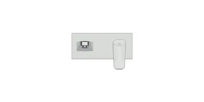 Zdjęcie produktu dla Bateria umywalkowa ścienna CERAPLAN UP, zestaw 2 chrom, wysięg 166 mm chrom, wysięg 166 mm
