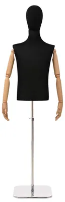 Produktbild von Möbel Verstellbarer Mannequin 170-218 cm mit Standfuß Männlich PP - Schneiderpuppen CC1916