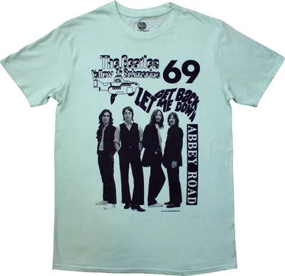 Produktbild von The Beatles - "1969" T-Shirt für Herren/Damen Uni RO13344 (M) (Grün)