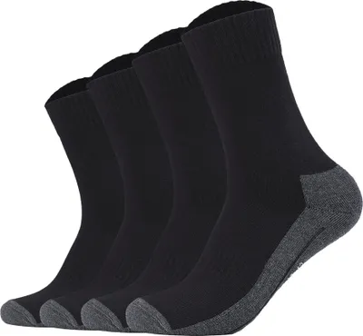 Produktbild von Camano Uni Socken - Pro Tex Function, einfarbig, 4er Pack Schwarz 43-46